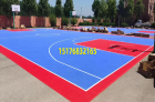 大同市篮球场悬浮拼装地板